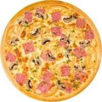 Пицца грибная (с ветчиной) 600 гр.